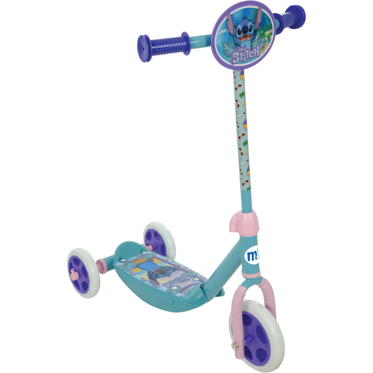 Monopattino 3 Ruote Stitch DISNEY Altezza Regolabile per Bambini Dai 3 Anni in su - 42691