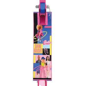 Monopattino Barbie Mattel 2 Ruote Pieghevole Manubrio Regolabile per Bambine 5+ Anni - 42696