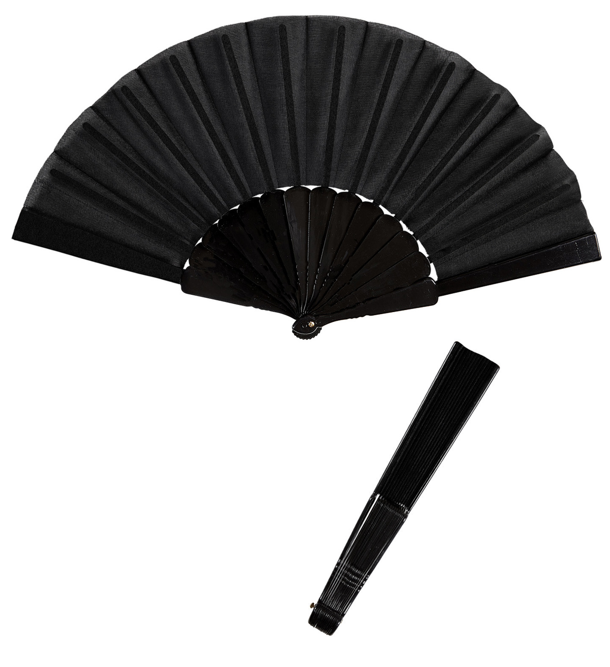 Ventaglio in Tessuto 23 CM Accessori per Travestimento Carnevale Cosplay Festa in Maschera - 54851