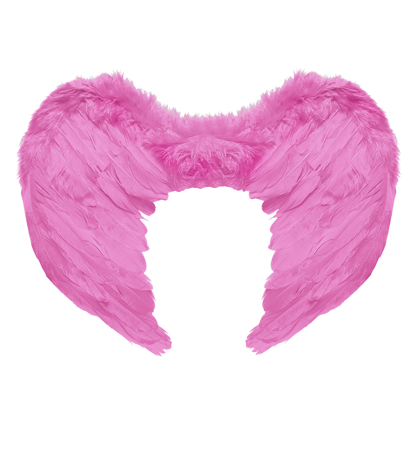 Ali in Piuma Rosa 50 X 40 CM Accessorio Travestimento Carnevale Cosplay Feste in Maschera - 01040