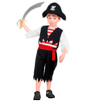 Costume Pirata Travestimento Carnevale per Bambini Cosplay Feste in Maschera - 3663