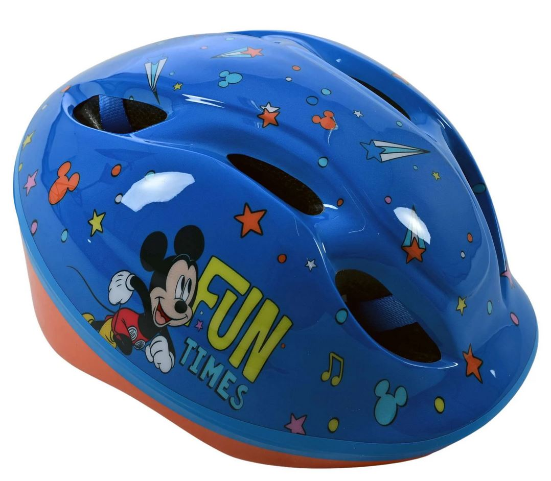 Casco Protettivo Topolino Mickey Mouse DISNEY Regolabile 52-56 CM Bici- 43717