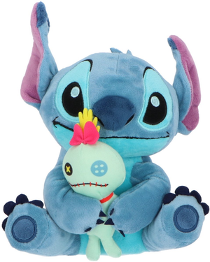 Salvadanaio Peluche Stitch e Scrump 20 CM DISNEY Morbido Pupazzo con Portamonete Interno Dai 3 Anni - Lil36-5407