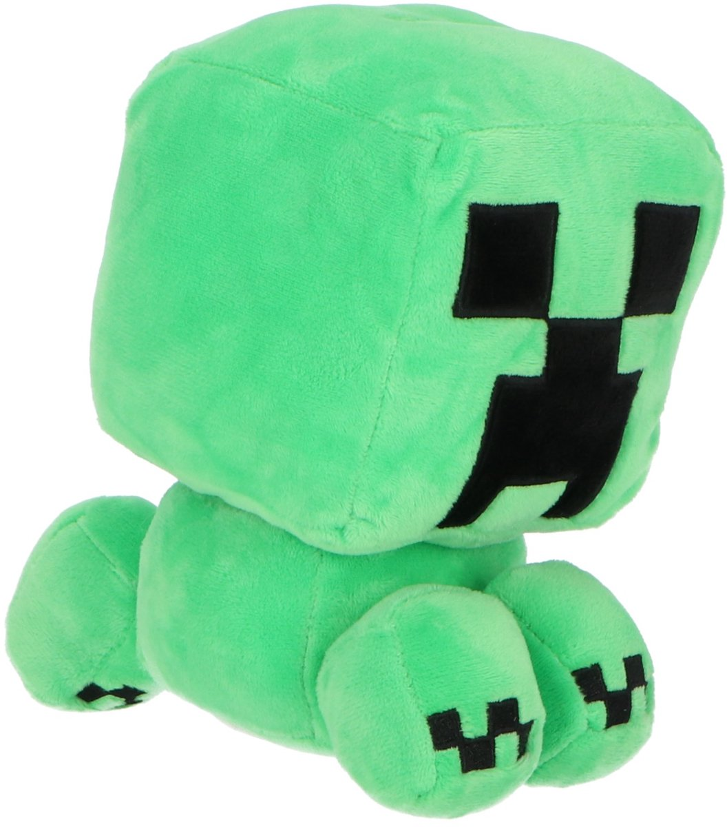Salvadanaio Peluche Minecraft Creeper 20 CM Morbido Pupazzo con Portamonete Interno Dai 3 Anni - Mnc36-5412