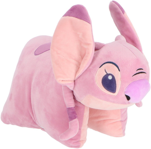 Cuscino Peluche Angel DISNEY 45x28 CM Morbido Trasformabile 3d Decoro Cameretta - Lil36-5485