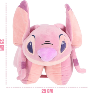 Cuscino Peluche Angel DISNEY 45x28 CM Morbido Trasformabile 3d Decoro Cameretta - Lil36-5485