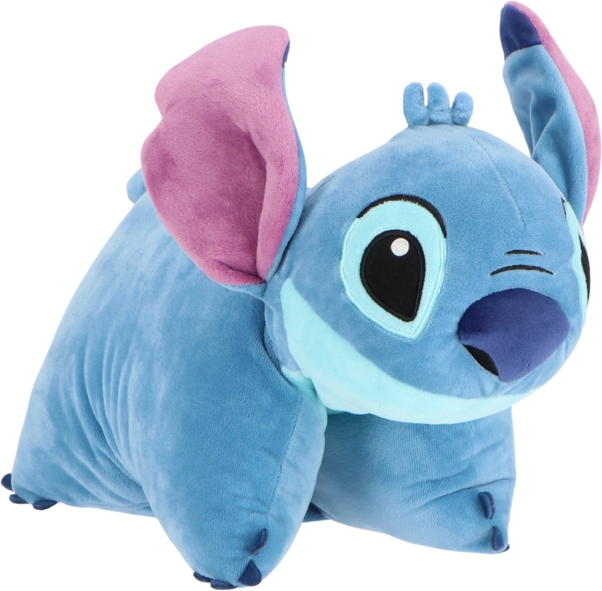 Cuscino Peluche Stitch DISNEY 45x28 CM Morbido Trasformabile 3d Decoro Cameretta - Lil36-5486