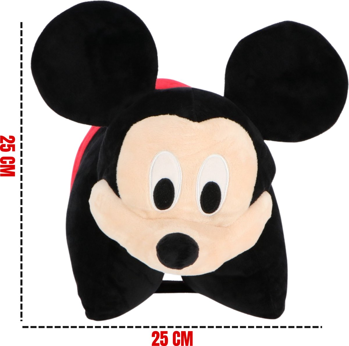 Cuscino Peluche Topolino DISNEY 45x28 CM Morbido Trasformabile 3d Decoro Cameretta - Mic36-5487