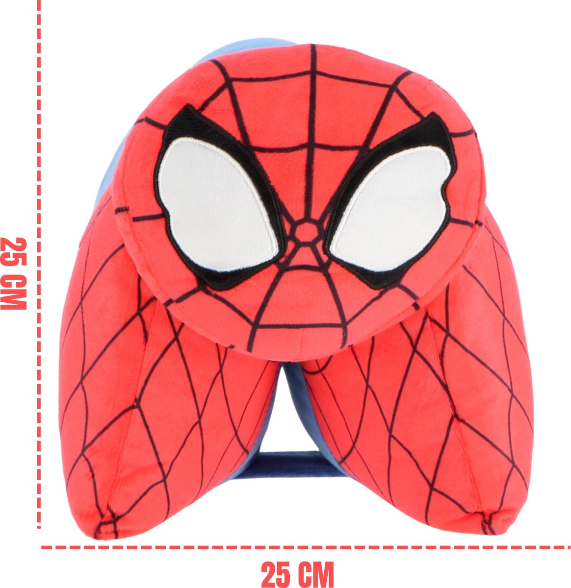 Cuscino Peluche Spiderman MARVEL 45x28 CM Morbido Trasformabile 3d Decoro Cameretta - Spi36-5489