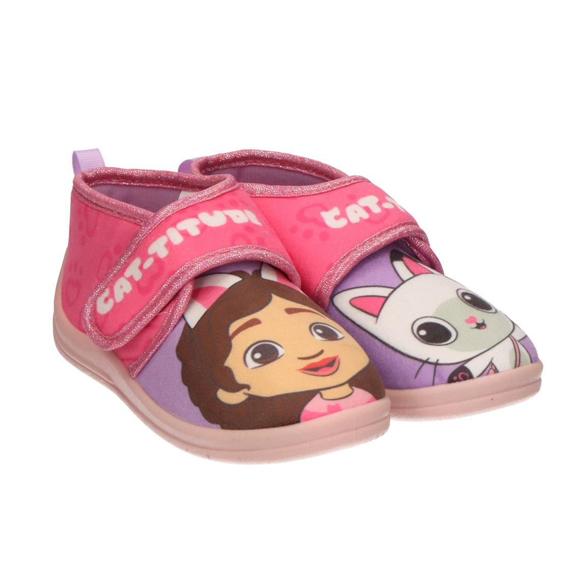Pantofole Invernali Gabby's Dollhouse Scarpetta Stivaletto con Suola Antiscivolo Chiusura a Strappo - 6979
