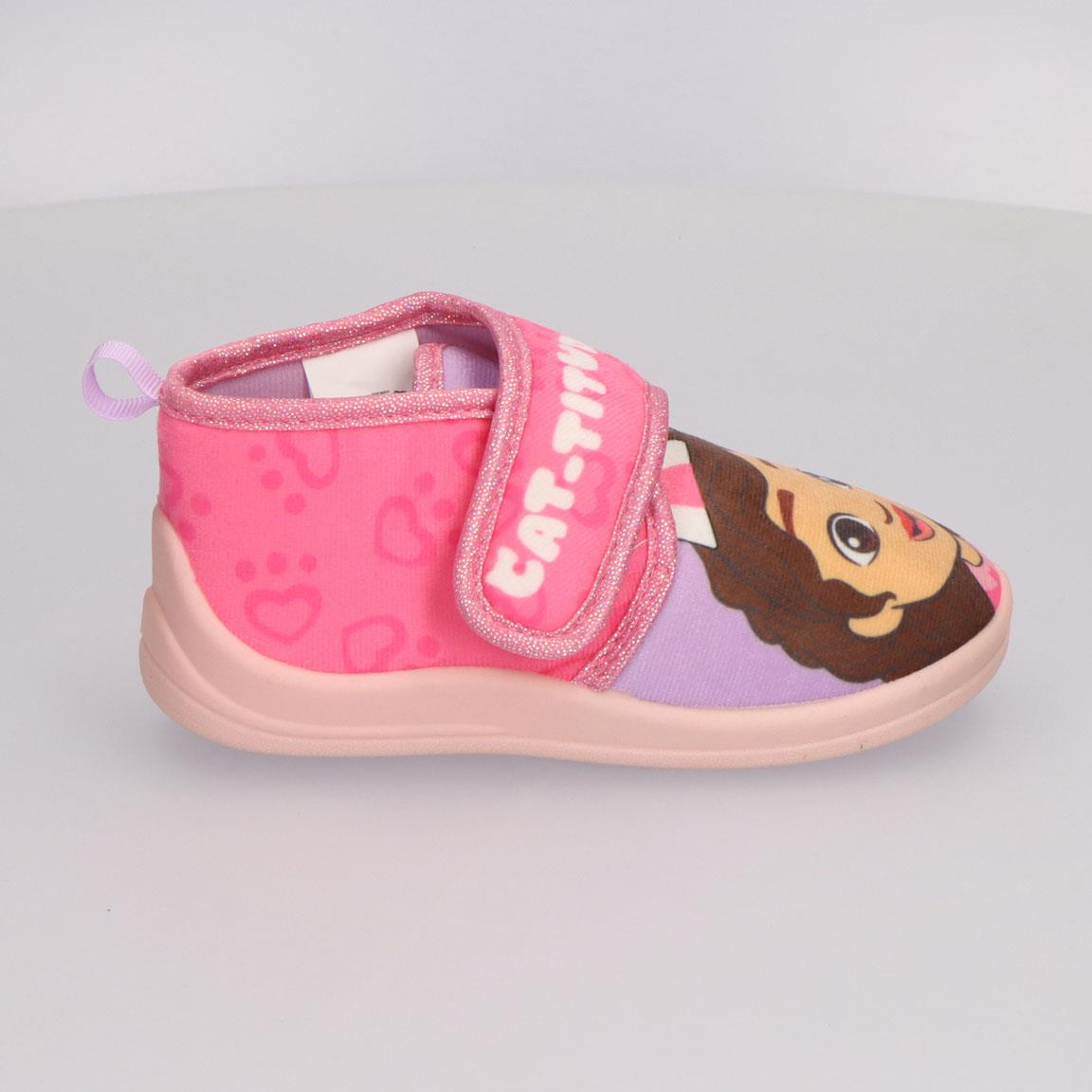 Pantofole Invernali Gabby's Dollhouse Scarpetta Stivaletto con Suola Antiscivolo Chiusura a Strappo - 6979