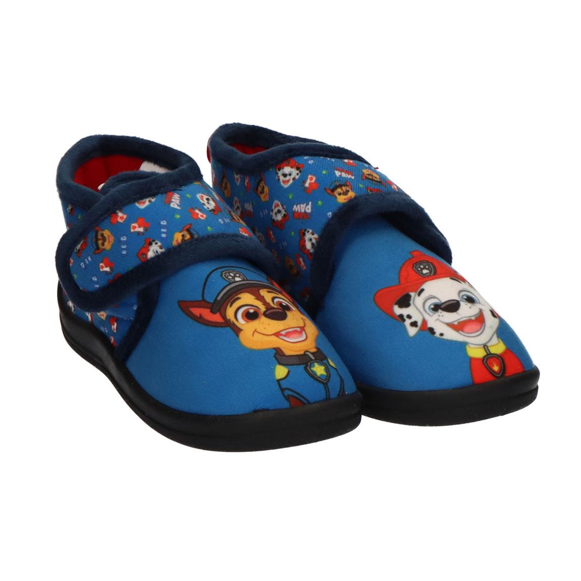 Pantofole Invernali Paw Patrol Scarpetta Stivaletto con Suola Antiscivolo Chiusura a Strappo - 6566