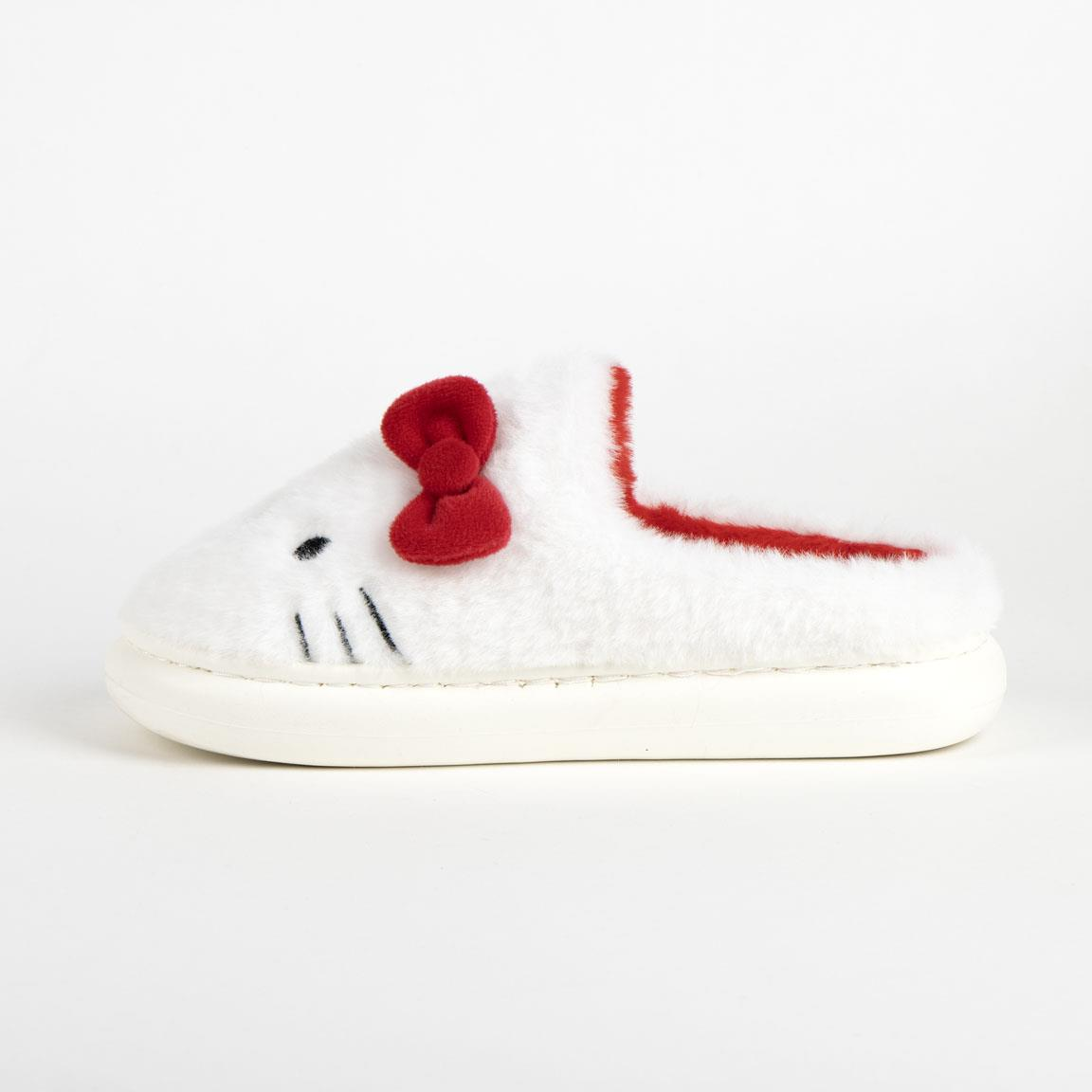 Pantofole Invernali Hello Kitty in Peluche Ciabatte a Punta Chiusa Suola Antiscivolo - 6997