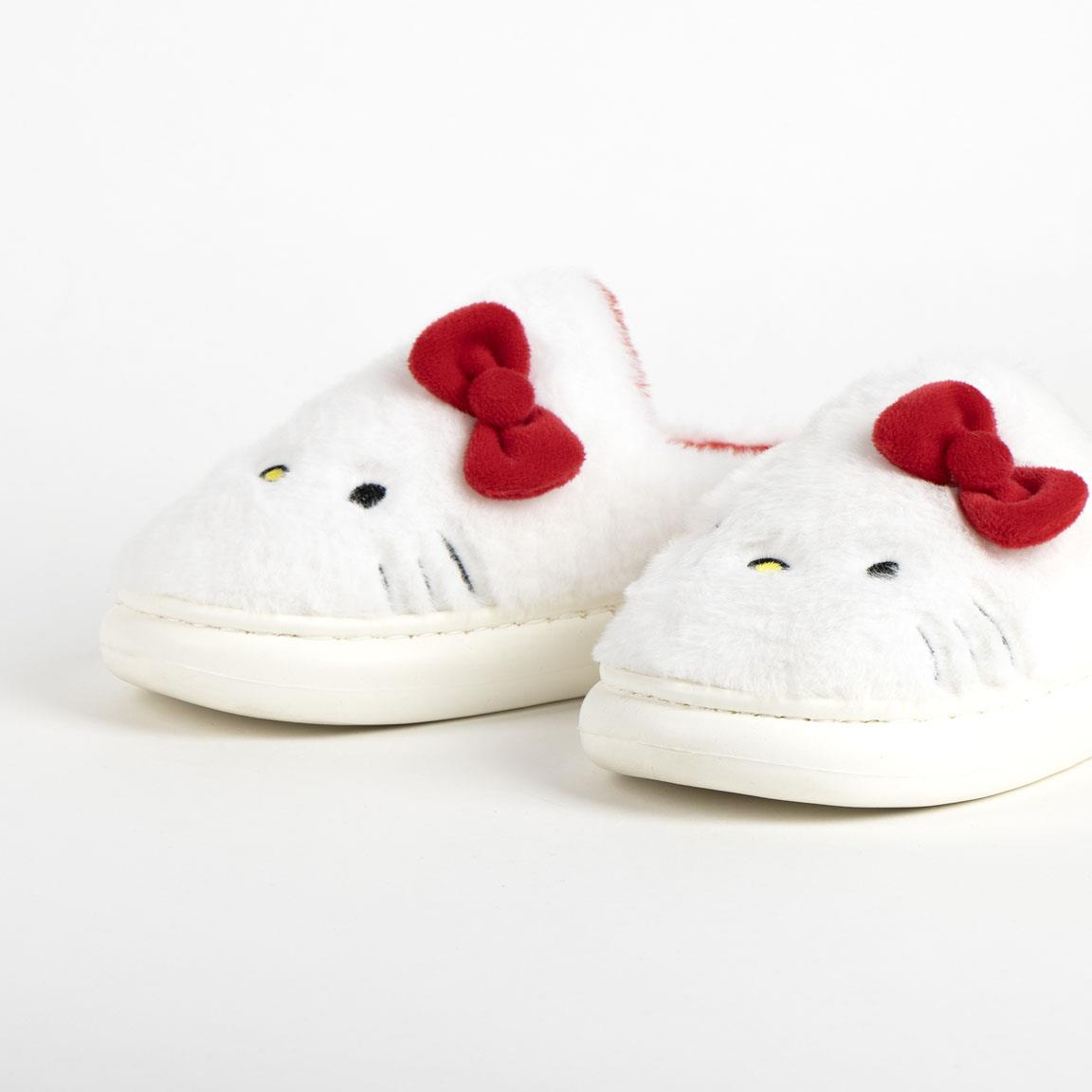 Pantofole Invernali Hello Kitty in Peluche Ciabatte a Punta Chiusa Suola Antiscivolo - 6997