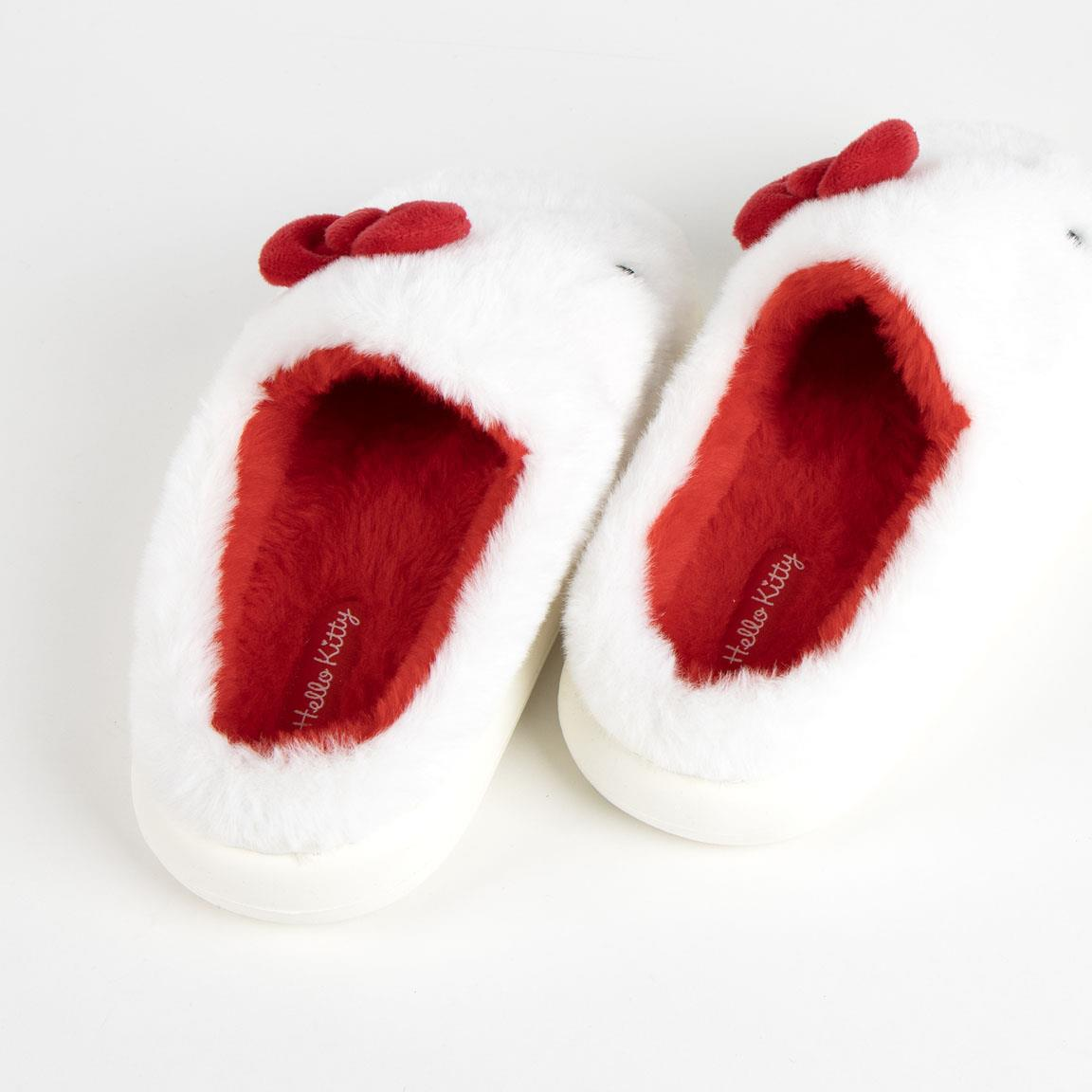 Pantofole Invernali Hello Kitty in Peluche Ciabatte a Punta Chiusa Suola Antiscivolo - 6997