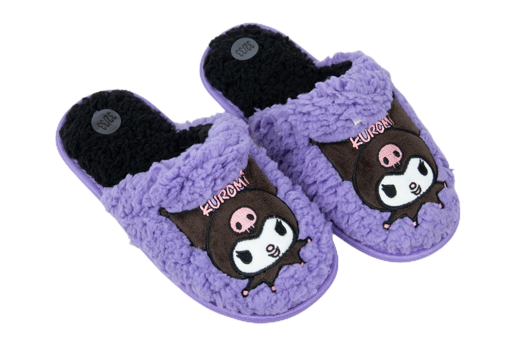 Pantofole Invernali Kuromi Sanrio Ragazza con Punta Chiusa Suola Antiscivolo - 7150