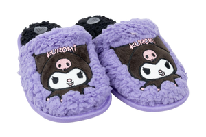 Pantofole Invernali Kuromi Sanrio Ragazza con Punta Chiusa Suola Antiscivolo - 7150