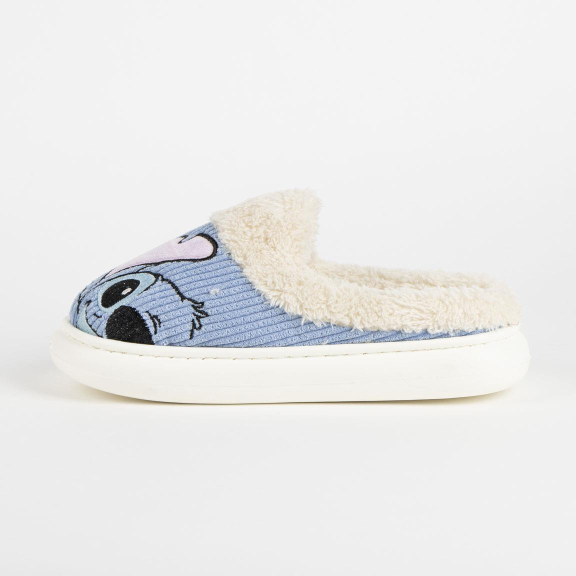 Pantofole Invernali Stitch DISNEY Interno Peluche Ciabatte a Punta Chiusa Suola Antiscivolo - 6995