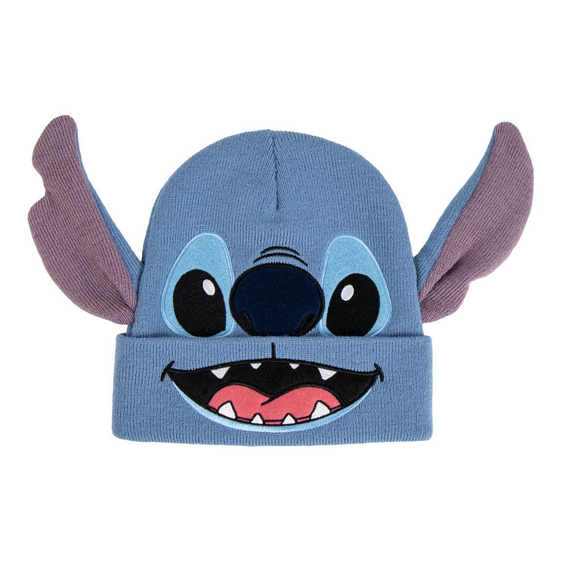 Berretto Invernale Stitch DISNEY con Orecchie 3d Cappello in Morbido Acrilico - 0554