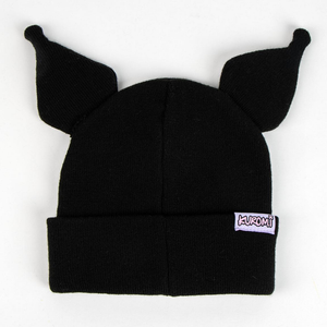 Berretto Invernale Kuromi Sanrio con Dettagli 3d Cappello in Morbido Acrilico - 0558