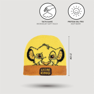 Berretto Invernale Simba il Re Leone DISNEY Morbido Cappello per Bambini - 0241