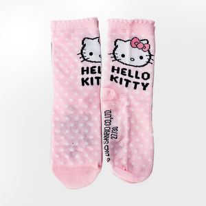 Set Calzini Hello Kitty Sanrio in Misto Cotone 4 Paia in Confezione Salvadanaio - 2973