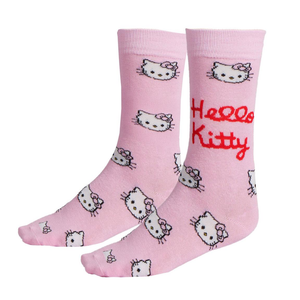 Set Calzini Hello Kitty Sanrio 3 Paia in Misto Cotone Confezione Regalo T.u. 36/43 - 3045