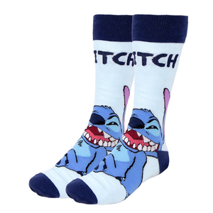 Set Calzini Stitch DISNEY 3 Paia in Misto Cotone Confezione Regalo T.u. 36/43 - 2541