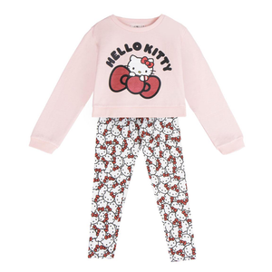 Tuta Hello Kitty Felpa a Manica Lunga e Leggings in Misto Cotone Spazzolato -2938