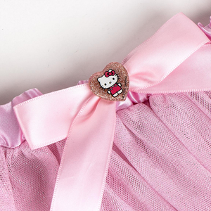 Set Travestimento Hello Kitty Sanrio 2 Pezzi Gonna in Tulle Cerchietto con Orecchie Bambina - 3327