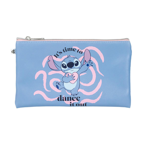 Set Accessori Capelli Stitch DISNEY 4 Pezzi Spazzola Scrunchies Pochette - 2900