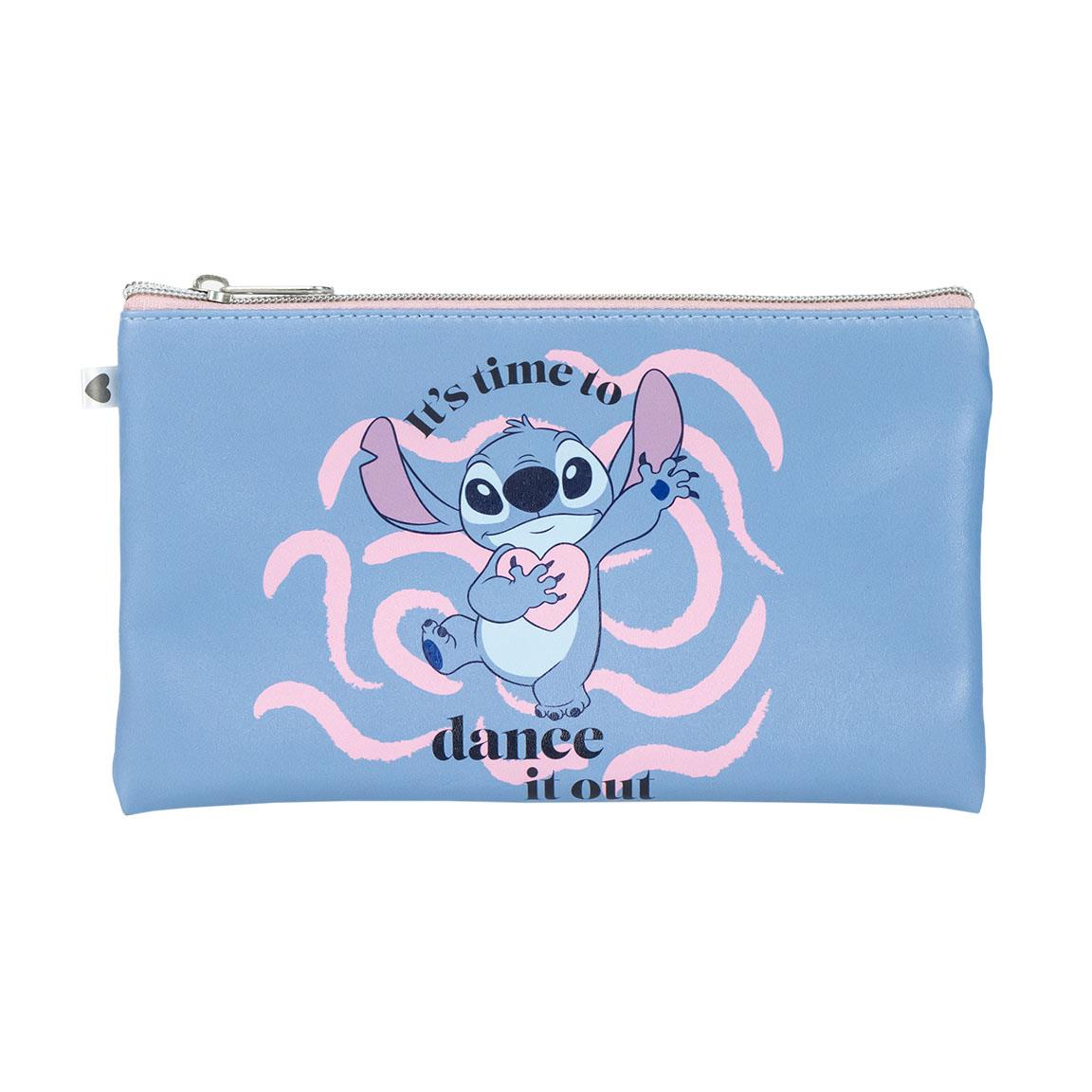 Set Accessori Capelli Stitch DISNEY 4 Pezzi Spazzola Scrunchies Pochette - 2900