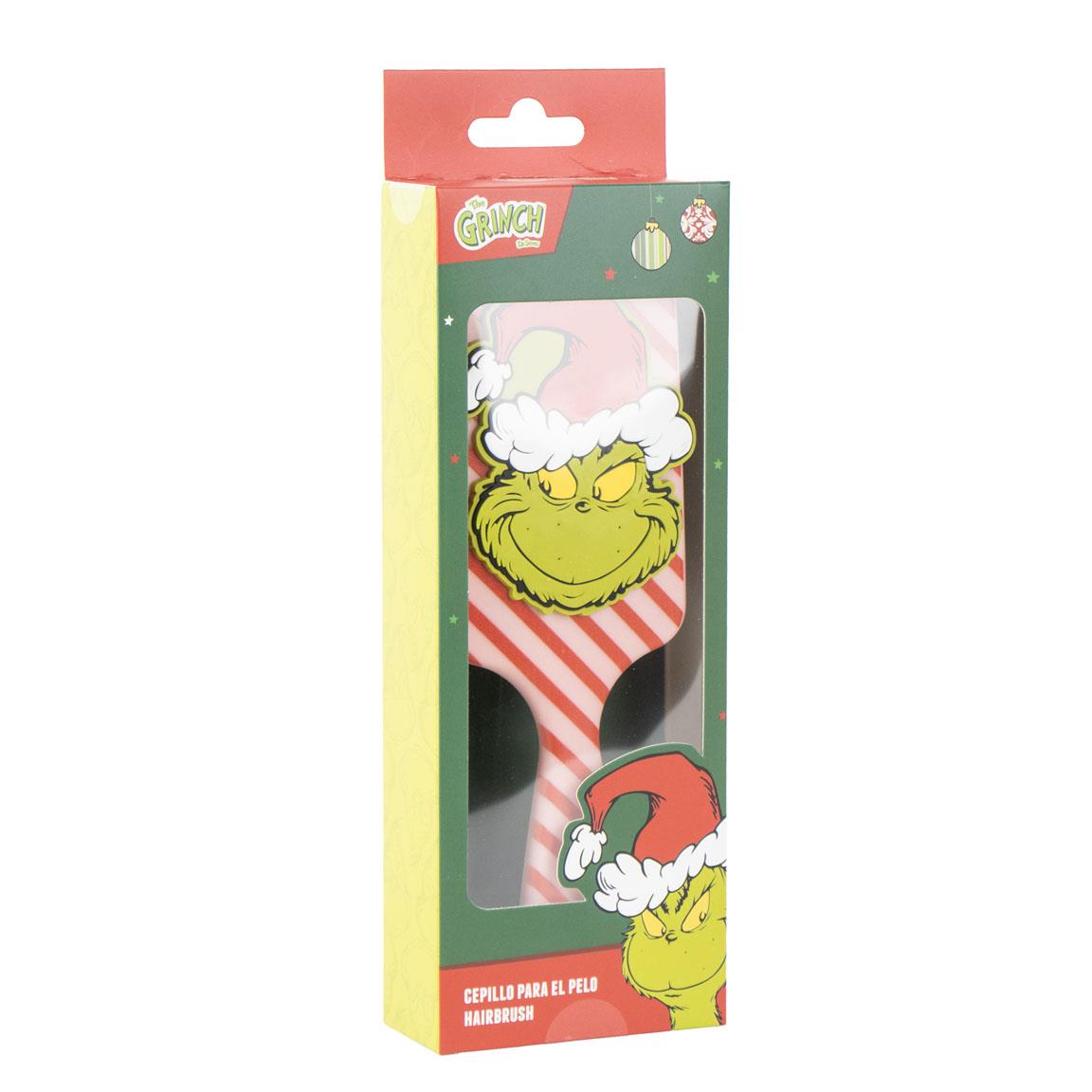 Spazzola il Grinch Districante per Capelli 22 CM con Applicazione 3d Setole Morbide in Confezione Regalo - 3667
