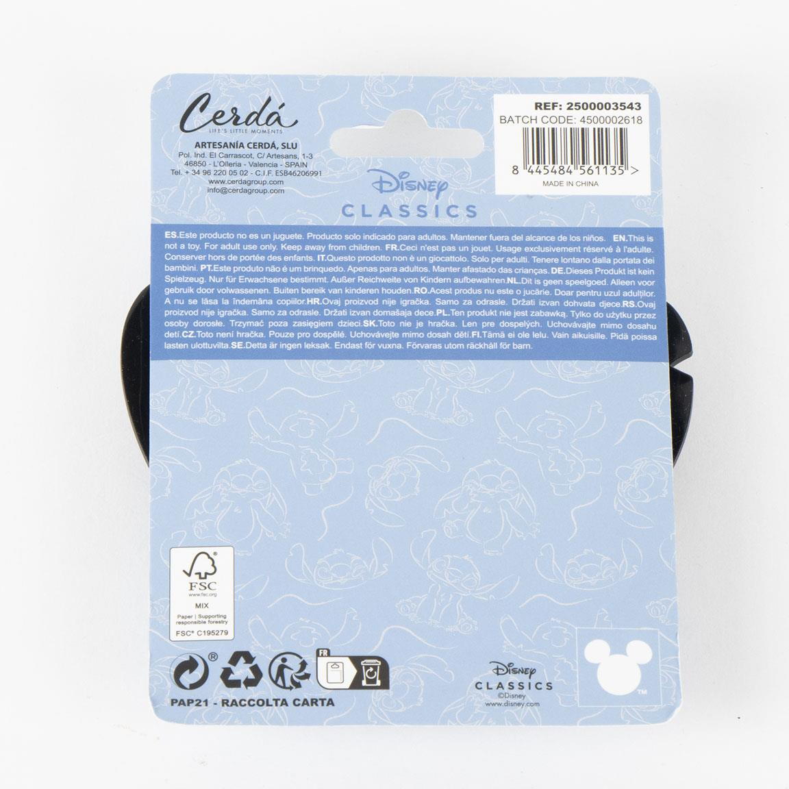 Specchietto Stitch DISNEY Compatto con Dettaglio 3d Accessorio Beauty da Borsa - 3543