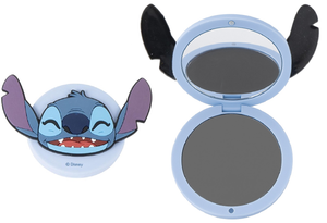 Specchietto Stitch DISNEY Compatto con Dettaglio 3d Accessorio Beauty da Borsa - 3543