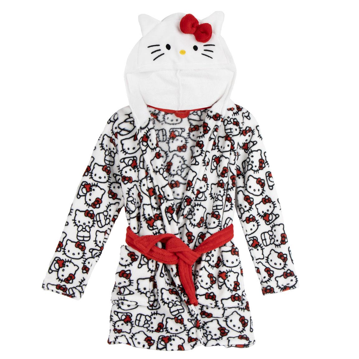 Vestaglia Hello Kitty Sanrio in Morbido e Caldo Coral Fleece Giacca da Camera - 2966