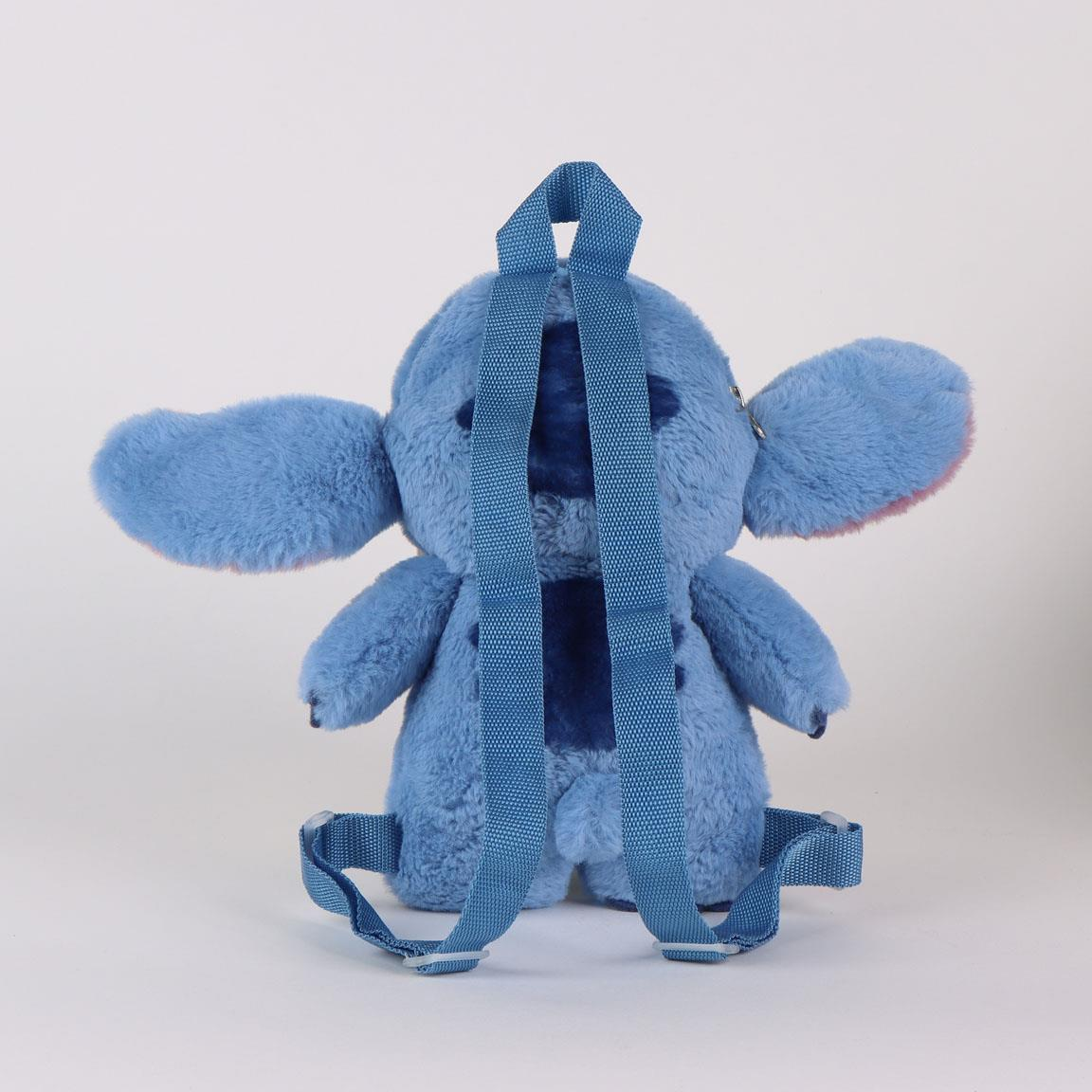 Zainetto in Peluche Stitch DISNEY con Spallacci Regolabili Accessorio da Passeggio Bambini- 6277
