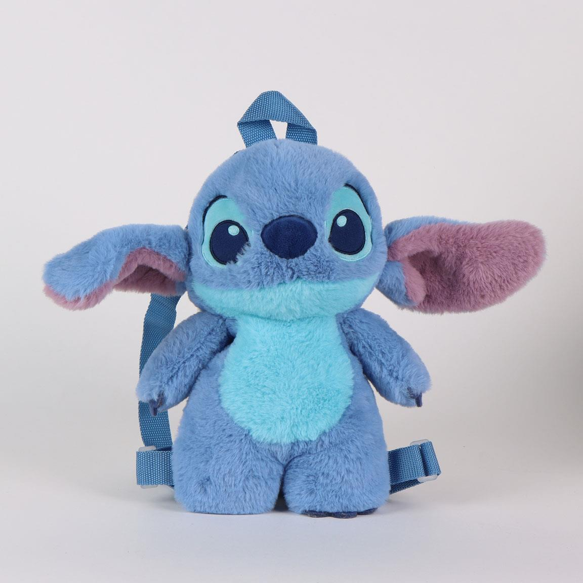 Zainetto in Peluche Stitch DISNEY con Spallacci Regolabili Accessorio da Passeggio Bambini- 6277