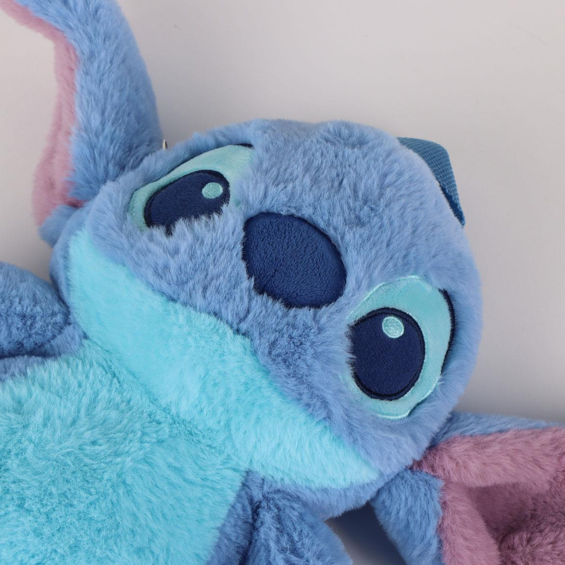 Zainetto in Peluche Stitch DISNEY con Spallacci Regolabili Accessorio da Passeggio Bambini- 6277