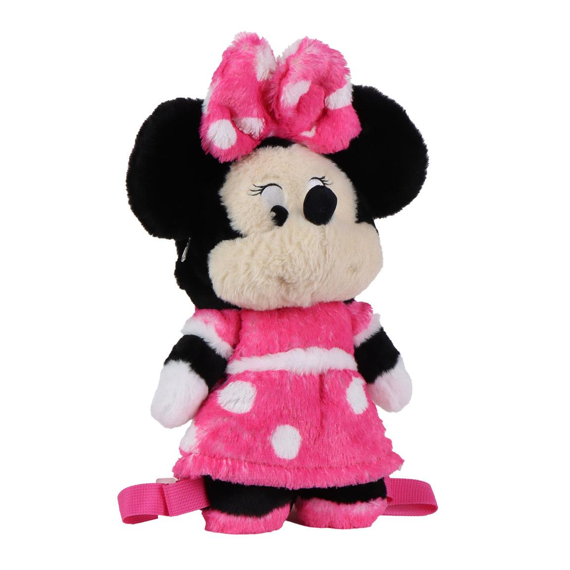 Zainetto in Peluche Minnie DISNEY con Spallacci Regolabili Accessorio da Passeggio Bambine- 6278