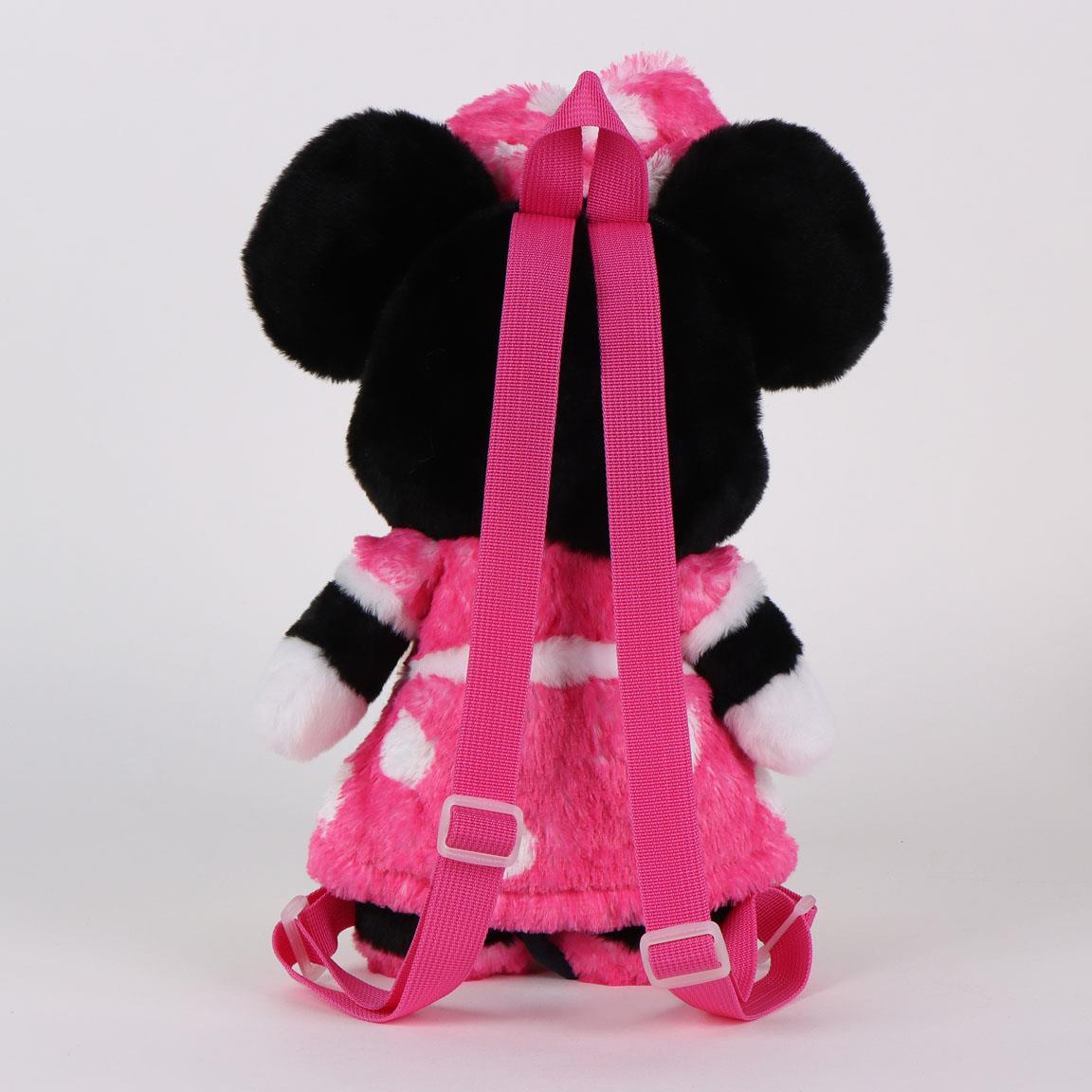 Zainetto in Peluche Minnie DISNEY con Spallacci Regolabili Accessorio da Passeggio Bambine- 6278