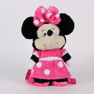 Zainetto in Peluche Minnie DISNEY con Spallacci Regolabili Accessorio da Passeggio Bambine- 6278