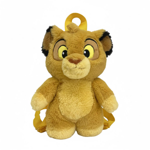 Zainetto in Peluche Simba Re Leone DISNEY con Spallacci Regolabili Accessorio da Passeggio Bambini- 6281
