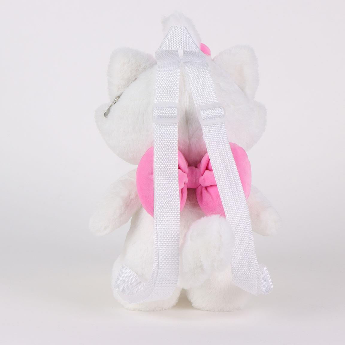Zainetto in Peluche Marie DISNEY gli Aristogatti con Spallacci Regolabili Accessorio da Passeggio Bambine- 6280