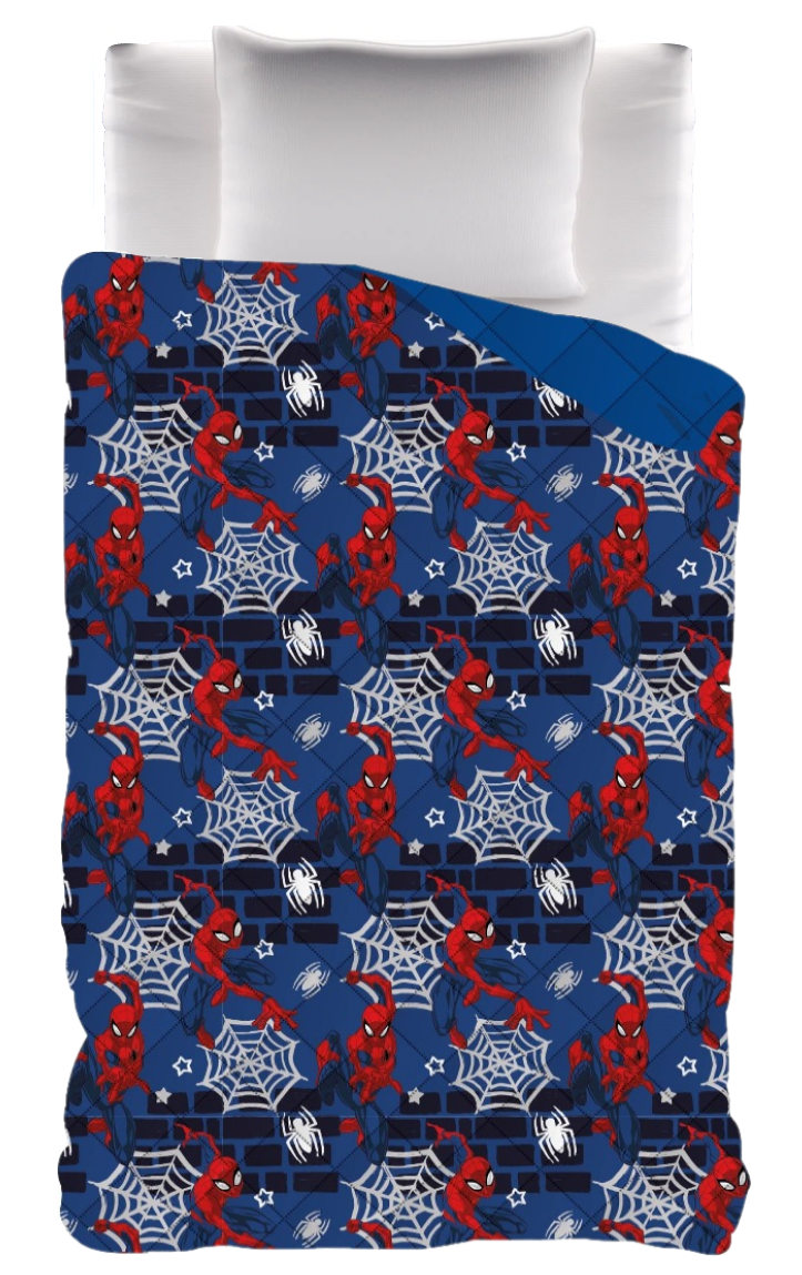 Trapunta Invernale Spiderman MARVEL Piumone 350 Gsm Letto Singolo 170x260 CM - Spi1471