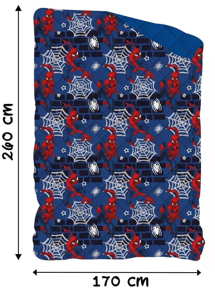 Trapunta Invernale Spiderman MARVEL Piumone 350 Gsm Letto Singolo 170x260 CM - Spi1471
