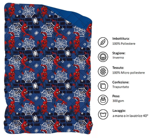 Trapunta Invernale Spiderman MARVEL Piumone 350 Gsm Letto Singolo 170x260 CM - Spi1471