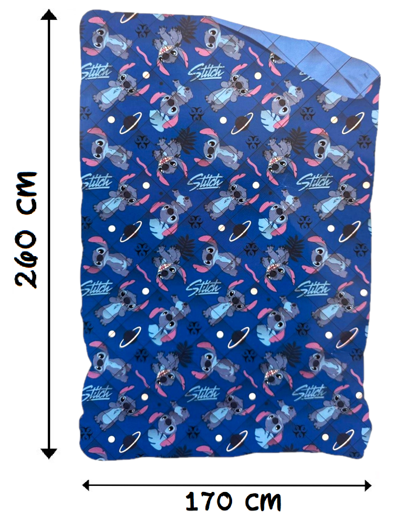 Trapunta Invernale Stitch DISNEY Piumone 300 Gsm Letto Singolo 170x260 CM - Sti1950