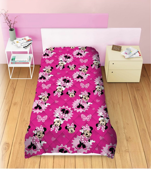 Trapunta Invernale Minnie DISNEY Piumone 300 Gsm Letto Singolo 170x260 CM - Min1465