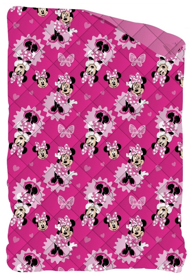 Trapunta Invernale Minnie DISNEY Piumone 300 Gsm Letto Singolo 170x260 CM - Min1465